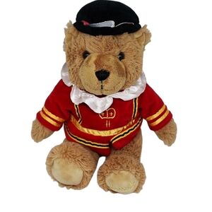 Harrods teddy bear British guard plushie Collectible England London Buckingham